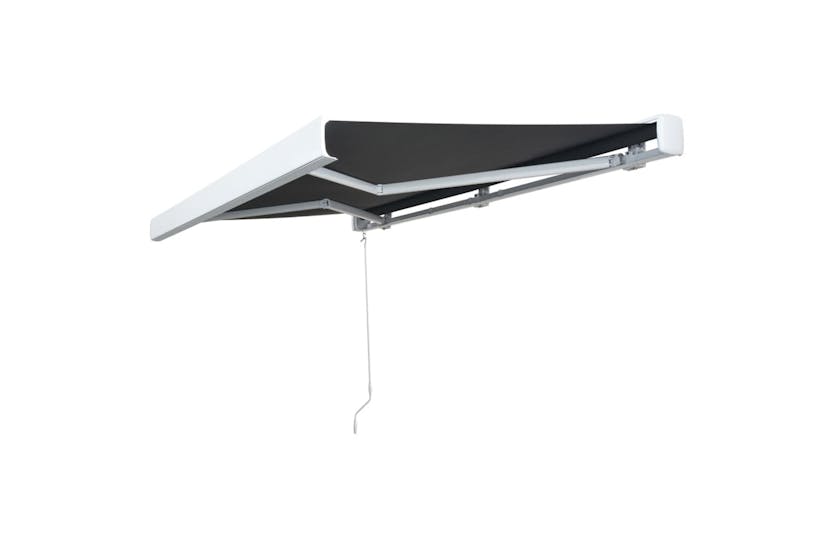 vidaXL 274874 Manual Cassette Awning 350cm Anthracite vidaXL 274874 Manual Cassette Awning 350cm Anthracite