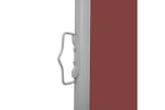 vidaXL 48457 Retractable Side Awning Brown 140x600cm vidaXL 48457 Retractable Side Awning Brown 140x600cm