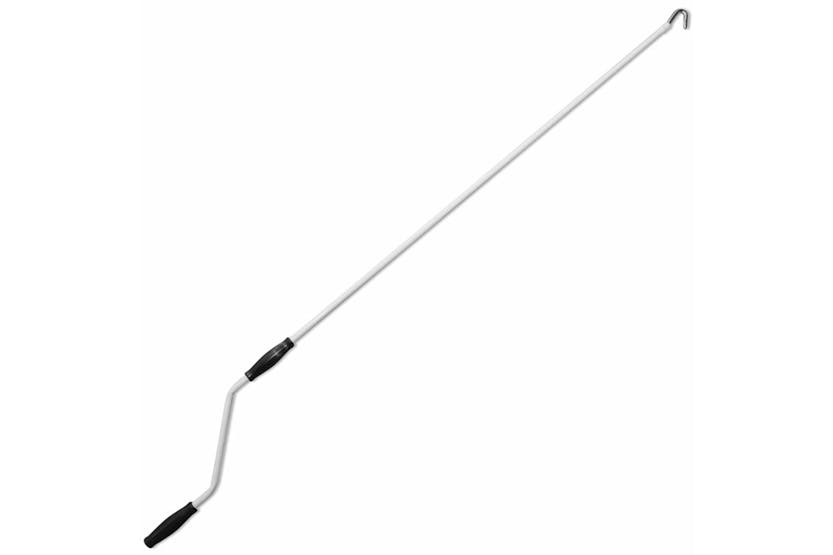 vidaXL 42154 Folding Awning Manual-operated 500cm Blue And White vidaXL 42154 Folding Awning Manual-operated 500cm Blue And White