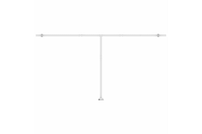 vidaXL 3069685 Manual Retractable Awning With Led 600x350cm Orange And Brown vidaXL 3069685 Manual Retractable Awning With Led 600x350cm Orange And Brown