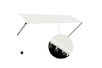 vidaXL 145925 Retractable Awning With Led 300x150cm Cream vidaXL 145925 Retractable Awning With Led 300x150cm Cream