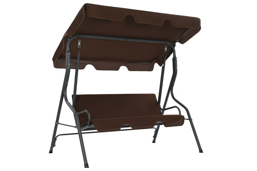 vidaXL 45351 Garden Swing Chair Coffee 170x110x153cm vidaXL 45351 Garden Swing Chair Coffee 170x110x153cm