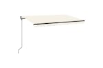 Vidaxl Manual Retractable Awning 400x350 Cm Cream Vidaxl Manual Retractable Awning 400x350 Cm Cream