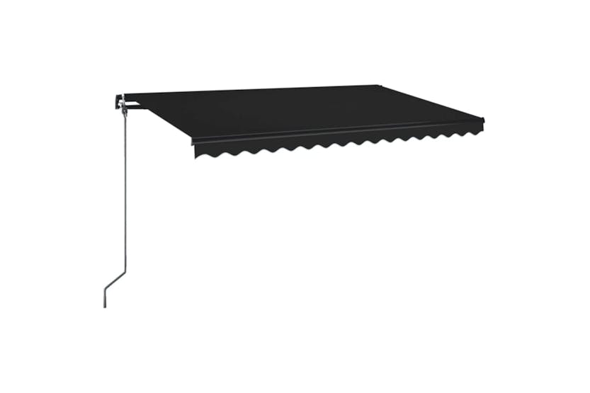 vidaXL 3069179 Manual Retractable Awning 400x350cm Anthracite vidaXL 3069179 Manual Retractable Awning 400x350cm Anthracite