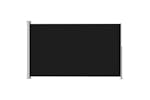 vidaXL 313399 Patio Retractable Side Awning 180x300cm Black vidaXL 313399 Patio Retractable Side Awning 180x300cm Black