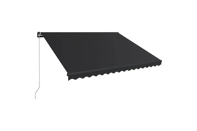 Vidaxl Manual Retractable Awning 400x300 Cm Anthracite Vidaxl Manual Retractable Awning 400x300 Cm Anthracite