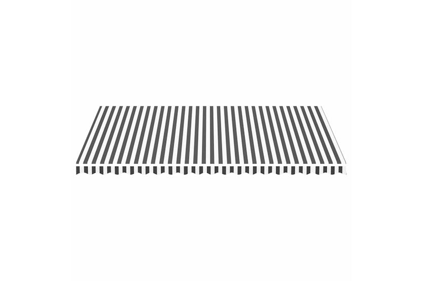 vidaXL 311991 Replacement Fabric For Awning Anthracite And White 5x3 M vidaXL 311991 Replacement Fabric For Awning Anthracite And White 5x3 M