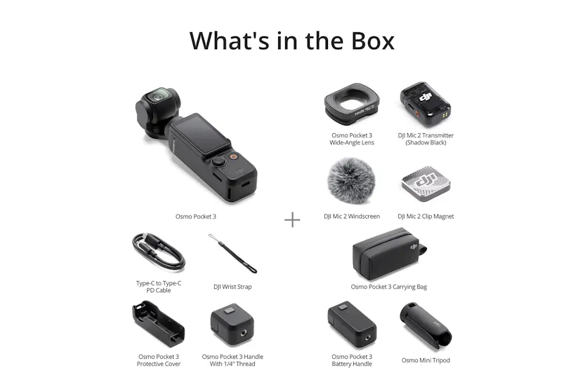 DJI Osmo Pocket 3 Creator Combo DJI Osmo Pocket 3 Creator Combo