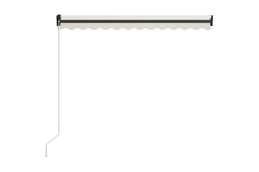 vidaXL 3055185 Manual Retractable Awning 300x250cm Cream vidaXL 3055185 Manual Retractable Awning 300x250cm Cream