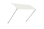vidaXL 145924 Retractable Awning With Led 250x150cm Cream vidaXL 145924 Retractable Awning With Led 250x150cm Cream