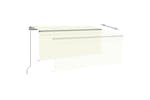 vidaXL 3069397 Manual Retractable Awning With Blind 3.5x2.5m Cream vidaXL 3069397 Manual Retractable Awning With Blind 3.5x2.5m Cream