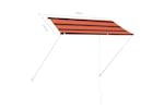vidaXL 145896 Retractable Awning 250x150cm Orange And Brown vidaXL 145896 Retractable Awning 250x150cm Orange And Brown