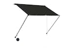 vidaXL 145915 Retractable Awning With Led 150x150cm Anthracite vidaXL 145915 Retractable Awning With Led 150x150cm Anthracite