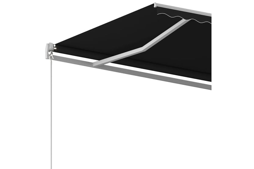 vidaXL 3068979 Manual Retractable Awning 400x350cm Anthracite vidaXL 3068979 Manual Retractable Awning 400x350cm Anthracite