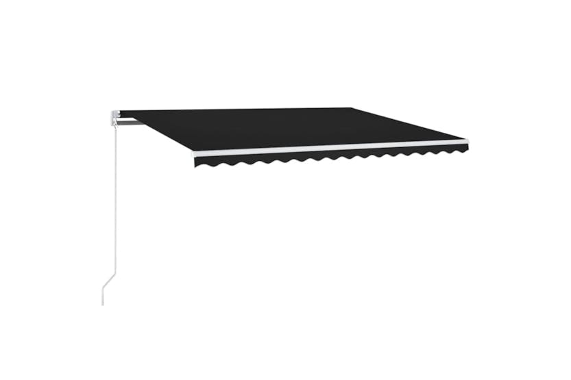 vidaXL 3068979 Manual Retractable Awning 400x350cm Anthracite vidaXL 3068979 Manual Retractable Awning 400x350cm Anthracite