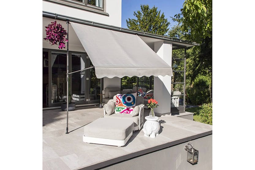 Hi Mobile Awning 200x120 Cm Grey Hi Mobile Awning 200x120 Cm Grey