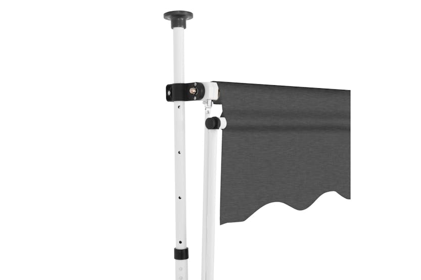 vidaXL 143689 Manual Retractable Awning 250cm Anthracite vidaXL 143689 Manual Retractable Awning 250cm Anthracite