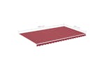vidaXL 311971 Replacement Fabric For Awning Burgundy Red 5x3 M vidaXL 311971 Replacement Fabric For Awning Burgundy Red 5x3 M