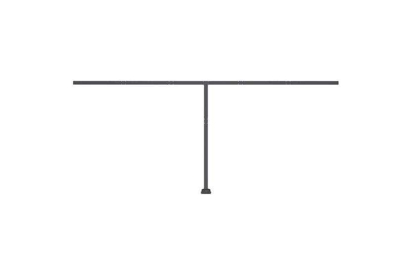 vidaXL 3069777 Freestanding Manual Retractable Awning 500x300cm Cream vidaXL 3069777 Freestanding Manual Retractable Awning 500x300cm Cream