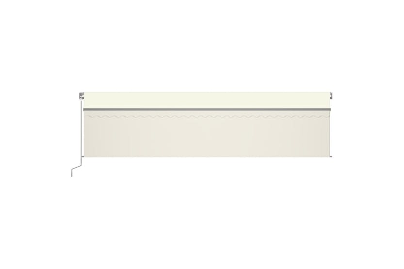 vidaXL 3069477 Manual Retractable Awning With Blind 6x3m Cream vidaXL 3069477 Manual Retractable Awning With Blind 6x3m Cream