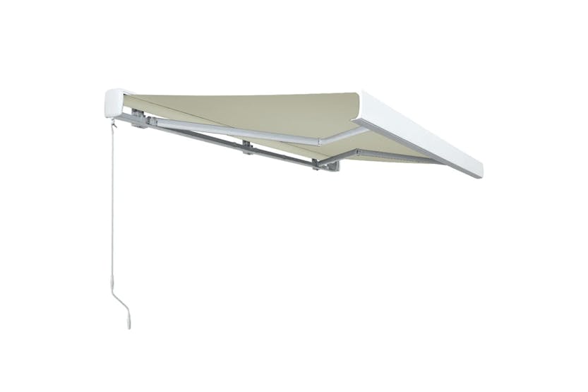 vidaXL 3052669 Manual Cassette Awning 300x250cm Cream vidaXL 3052669 Manual Cassette Awning 300x250cm Cream