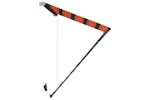 vidaXL 145930 Retractable Awning With Led 200x150cm Orange And Brown vidaXL 145930 Retractable Awning With Led 200x150cm Orange And Brown