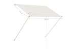 vidaXL 145892 Retractable Awning 100x150cm Cream vidaXL 145892 Retractable Awning 100x150cm Cream
