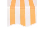 vidaXL 43235 Manual Retractable Awning 350cm Orange And White Stripes vidaXL 43235 Manual Retractable Awning 350cm Orange And White Stripes