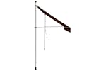 vidaXL 145840 Manual Retractable Awning 400cm Orange And Brown vidaXL 145840 Manual Retractable Awning 400cm Orange And Brown