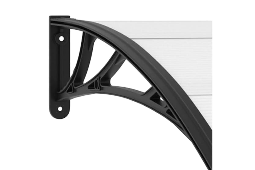 vidaXL 45627 Door Canopy Black 200x100cm Pc vidaXL 45627 Door Canopy Black 200x100cm Pc