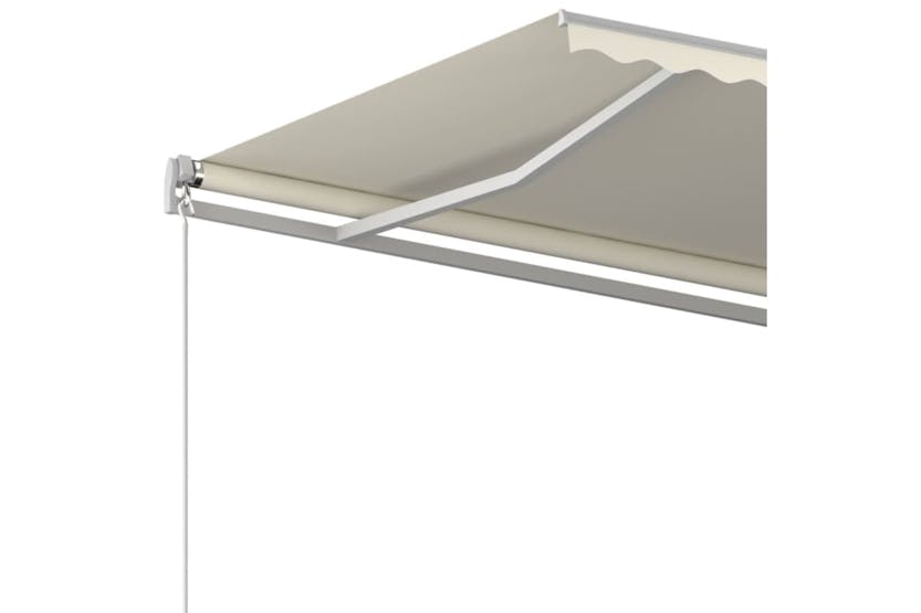 vidaXL 3068977 Manual Retractable Awning 400x350cm Cream vidaXL 3068977 Manual Retractable Awning 400x350cm Cream