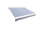 vidaXL 143701 Awning Top Sunshade Canvas Blue & White 500x300cm vidaXL 143701 Awning Top Sunshade Canvas Blue & White 500x300cm