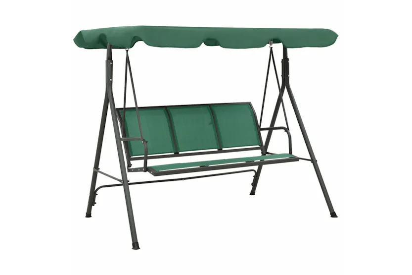 Vidaxl Garden Swing Bench Green 170 Cm Textilene And Steel Vidaxl Garden Swing Bench Green 170 Cm Textilene And Steel