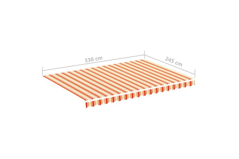 vidaXL 312016 Replacement Fabric For Awning Yellow And Orange 3.5x2.5 M vidaXL 312016 Replacement Fabric For Awning Yellow And Orange 3.5x2.5 M