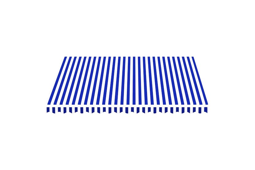 vidaXL 311918 Replacement Fabric For Awning Blue And White 4x3.5 M vidaXL 311918 Replacement Fabric For Awning Blue And White 4x3.5 M