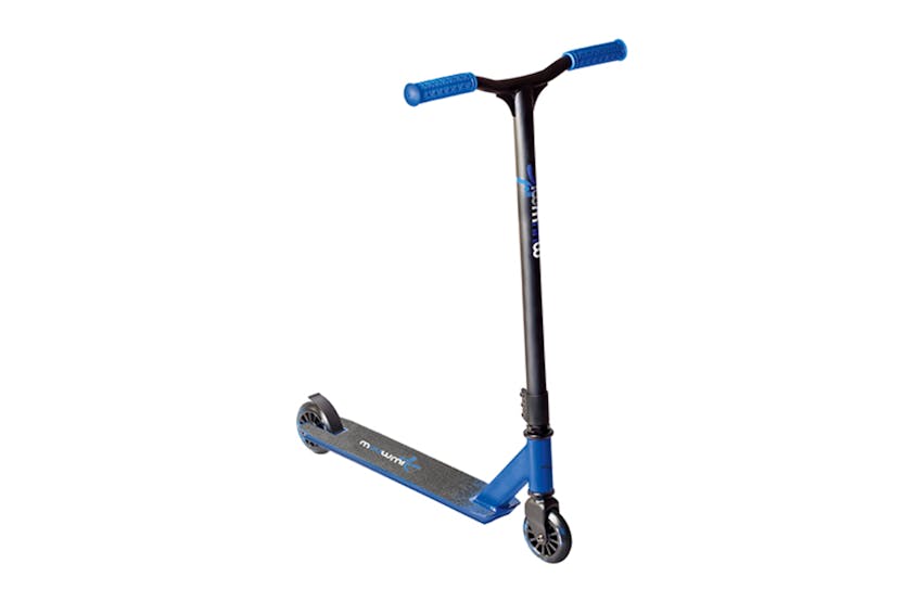 Muuwmi 408 Stuntscooter | 100 mm | Black/Blue Muuwmi 408 Stuntscooter | 100 mm | Black/Blue