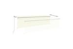 vidaXL 3069458 Manual Retractable Awning With Blind 5x3m Yellow&white vidaXL 3069458 Manual Retractable Awning With Blind 5x3m Yellow&white