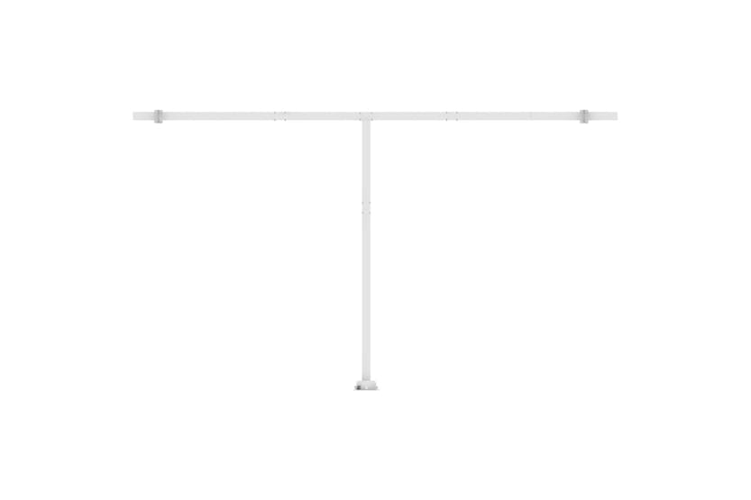 vidaXL 3069656 Freestanding Manual Retractable Awning 500x350cm Blue/white vidaXL 3069656 Freestanding Manual Retractable Awning 500x350cm Blue/white