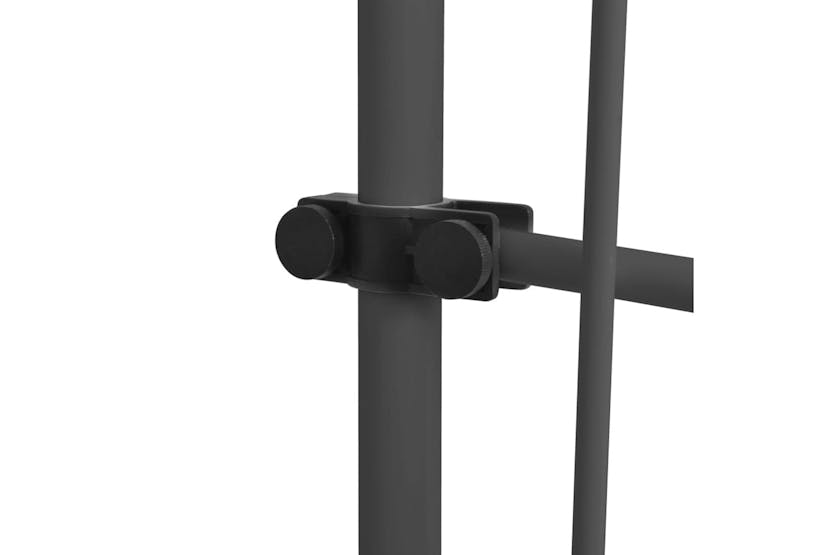 vidaXL 145875 Manual Retractable Awning With Led 400cm Cream vidaXL 145875 Manual Retractable Awning With Led 400cm Cream