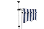 vidaXL 43222 Manual Retractable Awning 300cm Blue And White Stripes vidaXL 43222 Manual Retractable Awning 300cm Blue And White Stripes