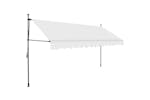 vidaXL 145875 Manual Retractable Awning With Led 400cm Cream vidaXL 145875 Manual Retractable Awning With Led 400cm Cream