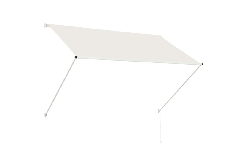 vidaXL 143765 Retractable Awning 200x150cm Cream vidaXL 143765 Retractable Awning 200x150cm Cream