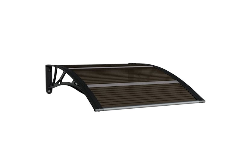 vidaXL 153590 Door Canopy Black 100x80cm Polycarbonate vidaXL 153590 Door Canopy Black 100x80cm Polycarbonate