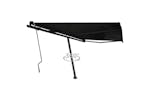 vidaXL 3069839 Freestanding Manual Retractable Awning 450x350cm Anthracite vidaXL 3069839 Freestanding Manual Retractable Awning 450x350cm Anthracite
