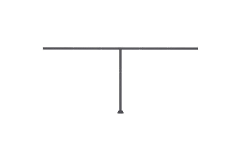 vidaXL 3069858 Freestanding Manual Retractable Awning 500x350cm Yellow/white vidaXL 3069858 Freestanding Manual Retractable Awning 500x350cm Yellow/white