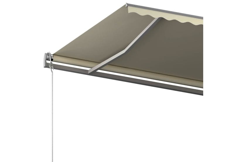 vidaXL 3069857 Freestanding Manual Retractable Awning 500x350cm Cream vidaXL 3069857 Freestanding Manual Retractable Awning 500x350cm Cream