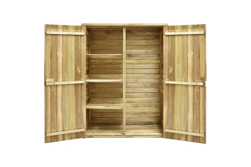 vidaXL 46361 Garden Tool Shed 123x50x171cm Impregnated Pinewood vidaXL 46361 Garden Tool Shed 123x50x171cm Impregnated Pinewood