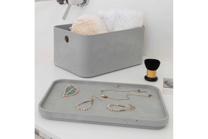 Curver 427244 Beton Storage Box Set 3 Pcs With Lid Size M Light Grey Curver 427244 Beton Storage Box Set 3 Pcs With Lid Size M Light Grey