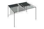 vidaXL 313625 Gazebo With Retractable Roof 4x3x2.3 M Anthracite 180 G/m² vidaXL 313625 Gazebo With Retractable Roof 4x3x2.3 M Anthracite 180 G/m²