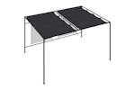 vidaXL 313625 Gazebo With Retractable Roof 4x3x2.3 M Anthracite 180 G/m² vidaXL 313625 Gazebo With Retractable Roof 4x3x2.3 M Anthracite 180 G/m²
